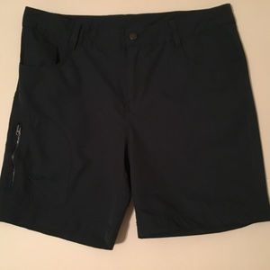Pulse activewear blue anti-UV Quickdry nylon hiking shorts / EUC